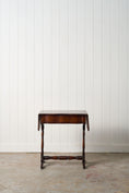 Load image into Gallery viewer, 19th Century English Petite Drop Leaf Table with Drawer
