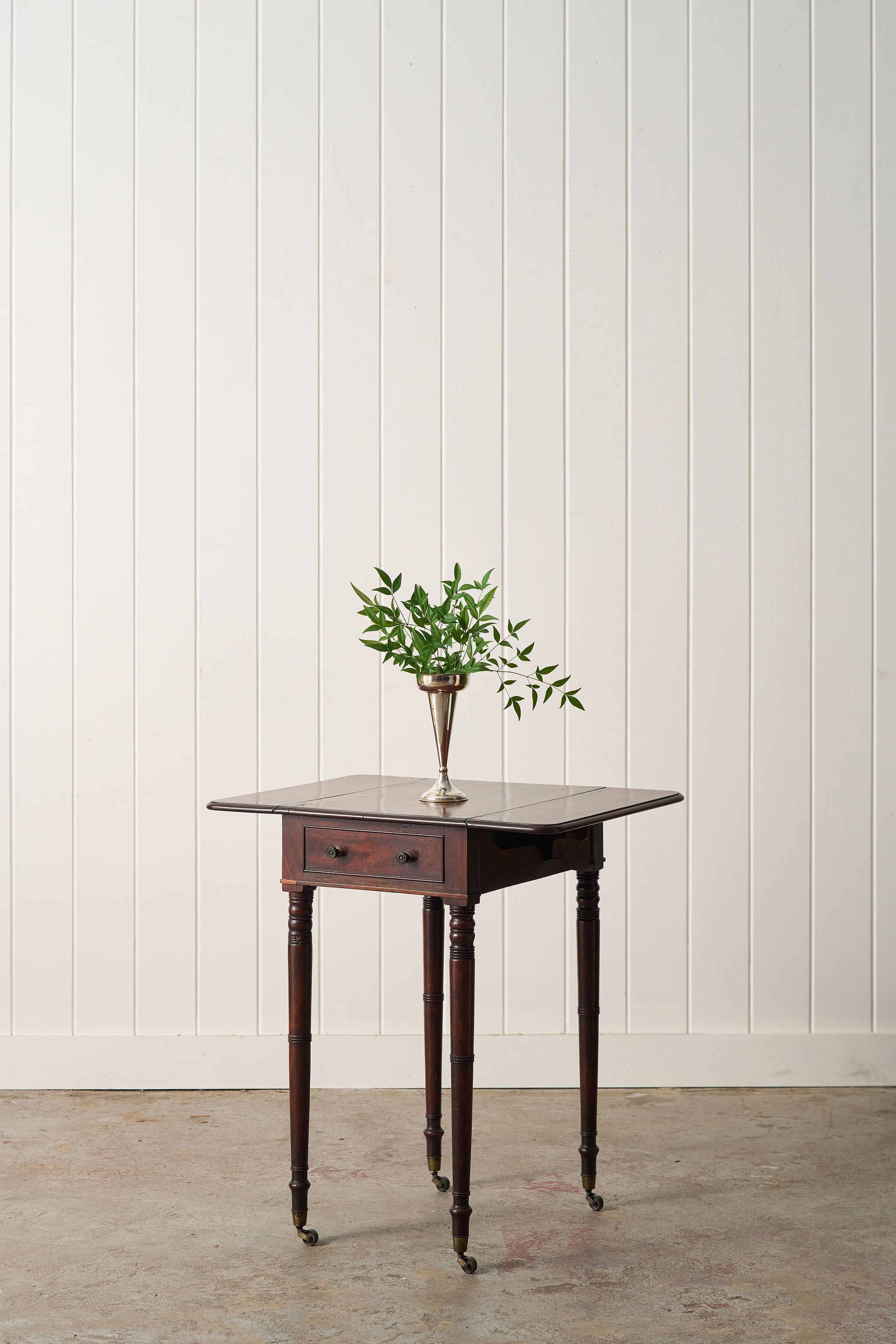 19th Century English Mahogany Petite Pembroke Table
