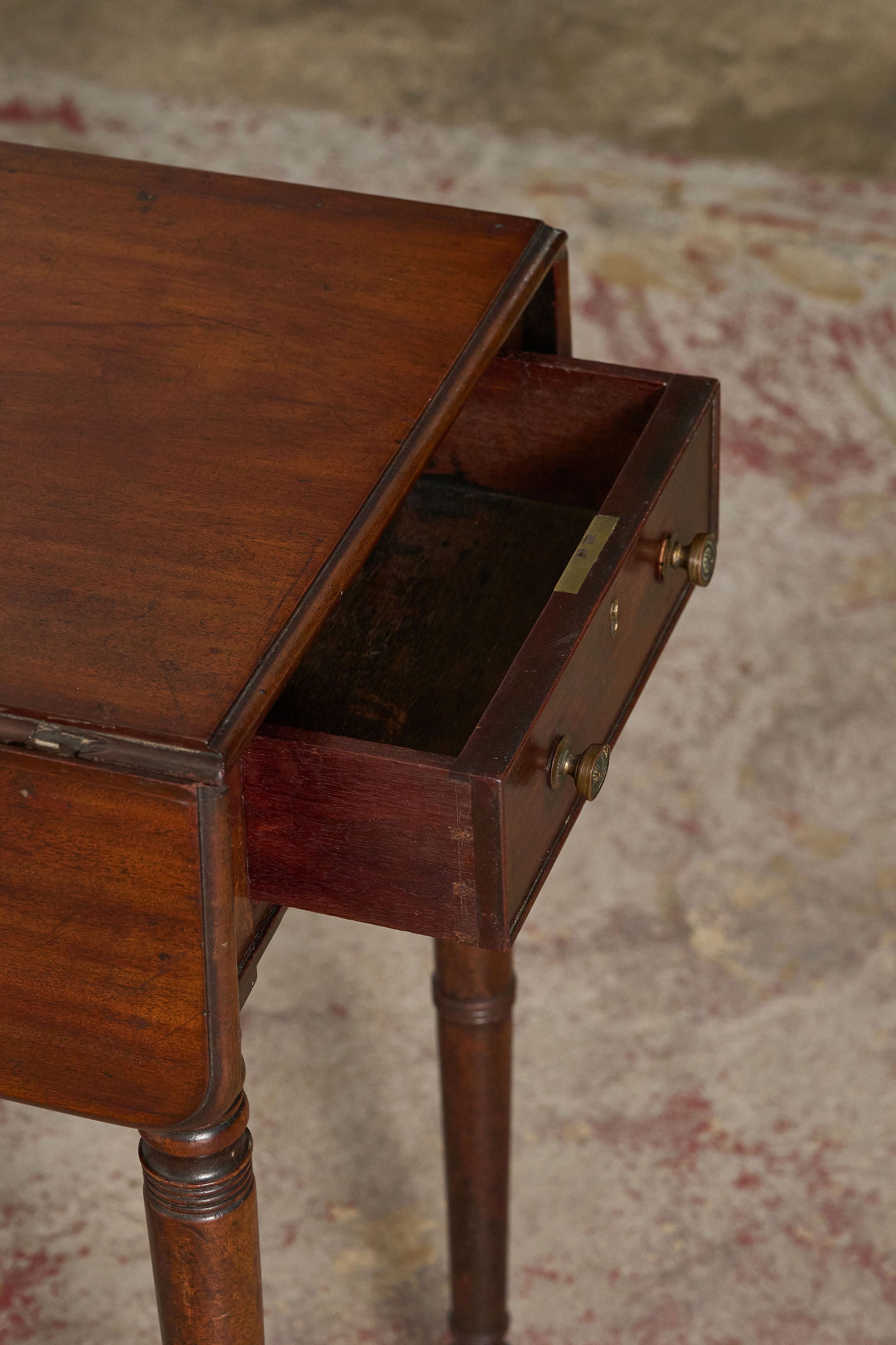 19th Century English Mahogany Petite Pembroke Table