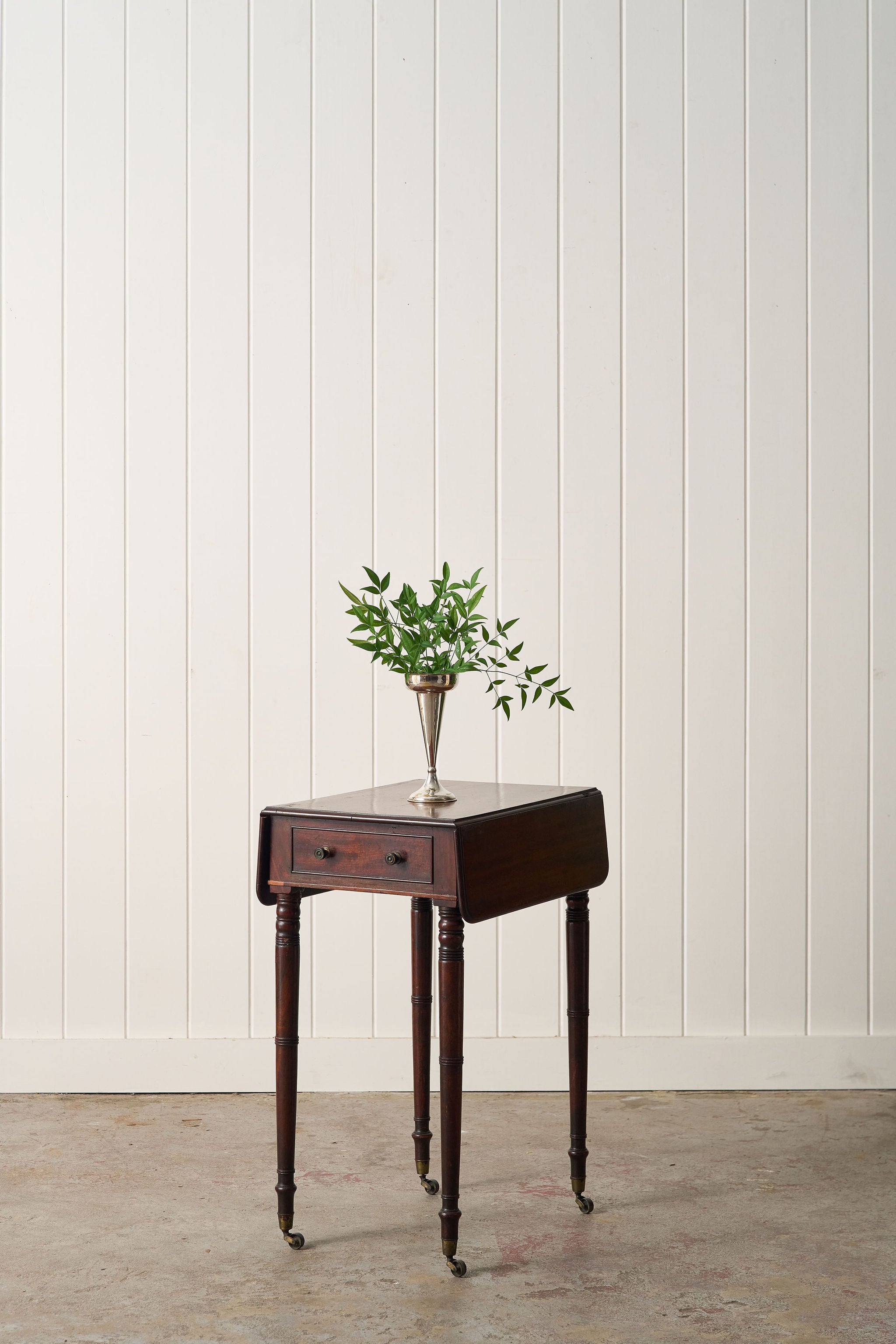 19th Century English Mahogany Petite Pembroke Table