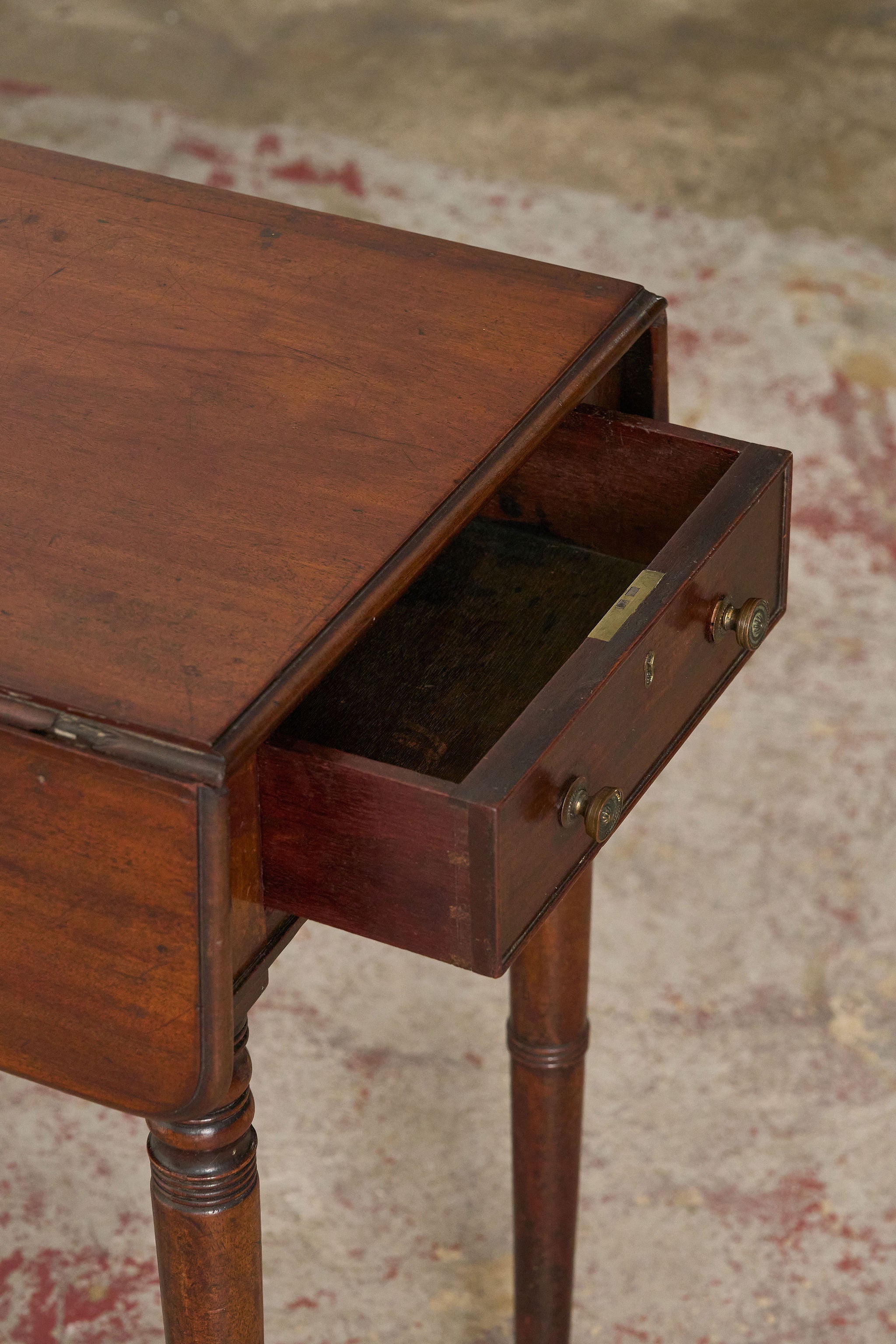 19th Century English Mahogany Petite Pembroke Table