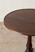 Load image into Gallery viewer, 19th Century English Birdcage Lamp Table with Inlaid Edge
