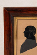 Load image into Gallery viewer, 19th Century Silhouette of English Gentleman Framed in Antique Oak

