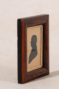 Load image into Gallery viewer, 19th Century Silhouette of English Gentleman Framed in Antique Oak
