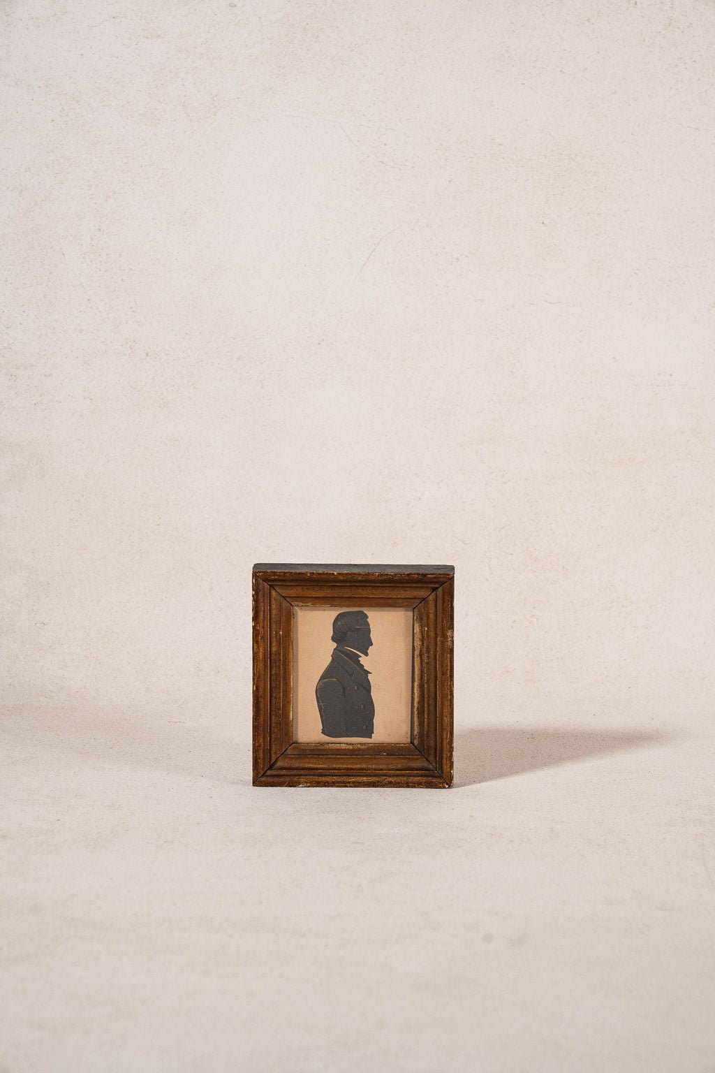 19th Century Gilt Framed Silhouette of English Gentleman