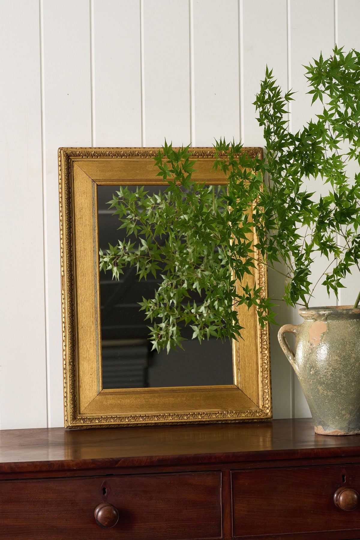 19th Century Giltwood Mirror (New Glass)