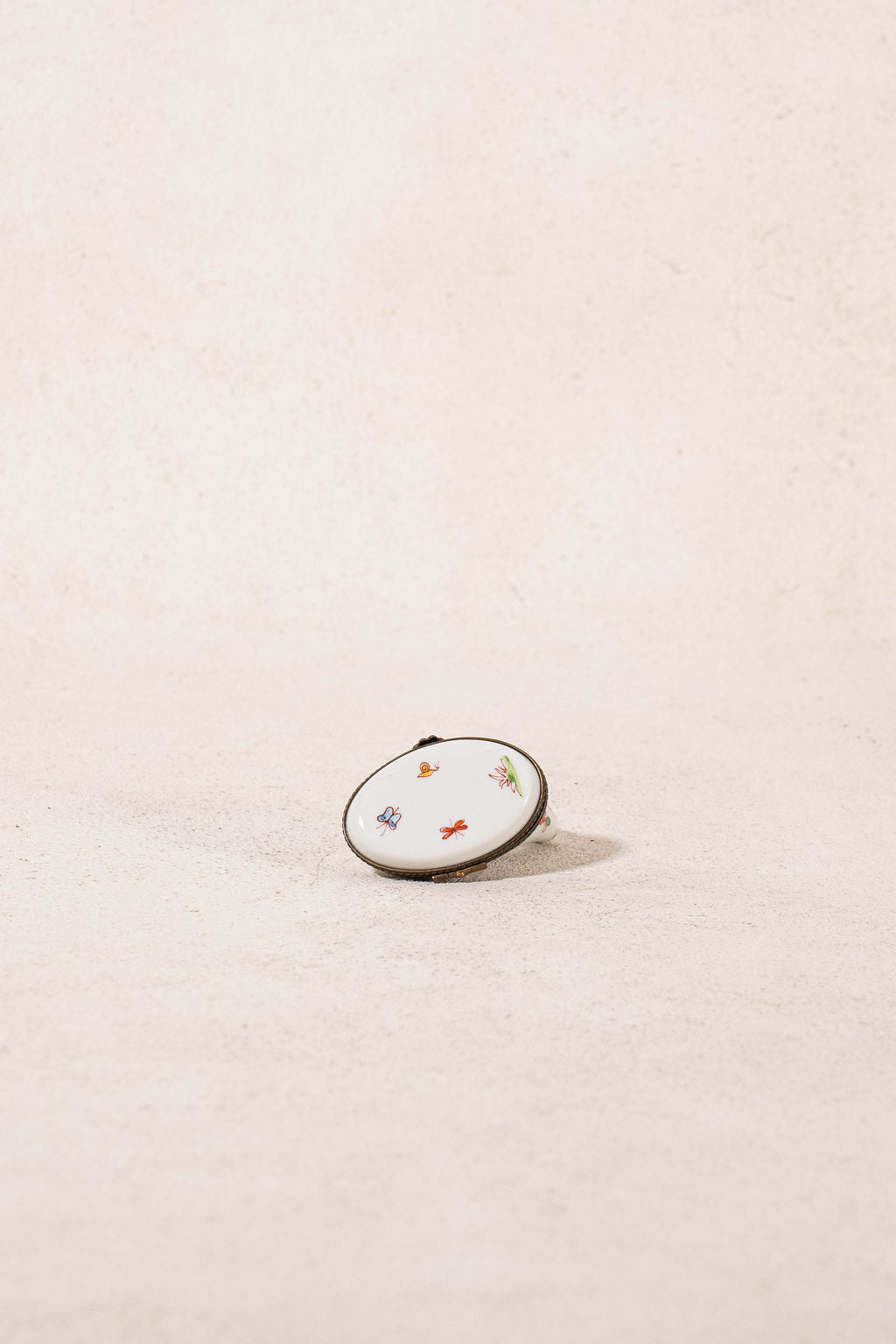 White Dove Limoges France Keepsake Box