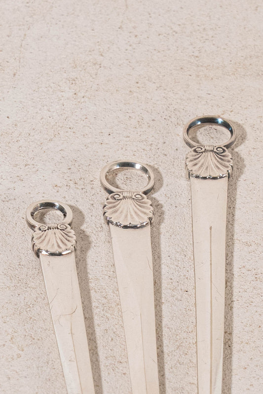 Silver Plate on Brass Letter Opener – William Hutton & Sons, Sheffield, England (c. 1902)