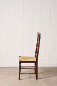 Load image into Gallery viewer, Set Of 8 Vintage Lancaster Spindle Rush Chairs
