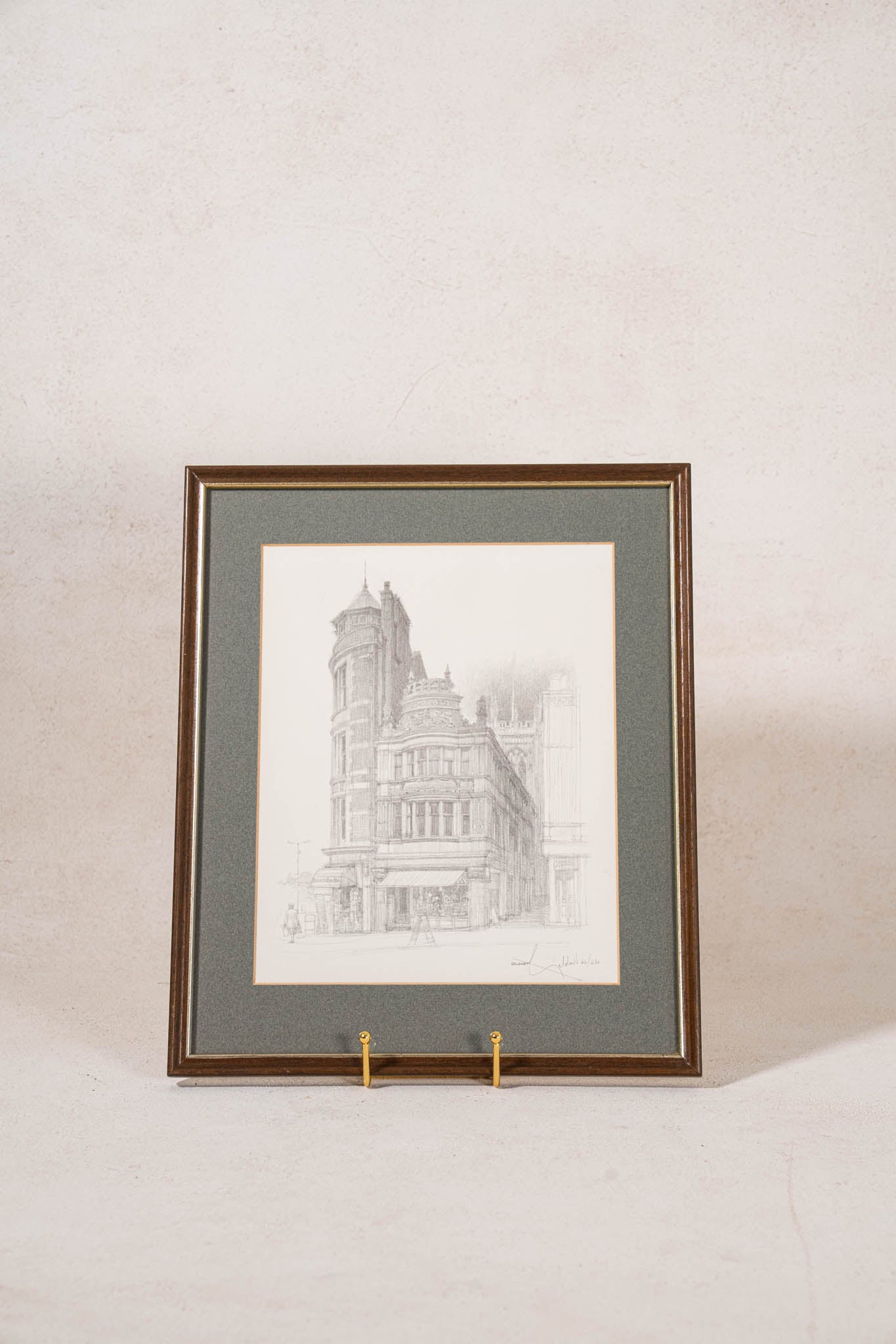 Set of 4 Signed Limited Edition Architectural Prints of Historic Manchester Scenes (by William Geldhart, English)