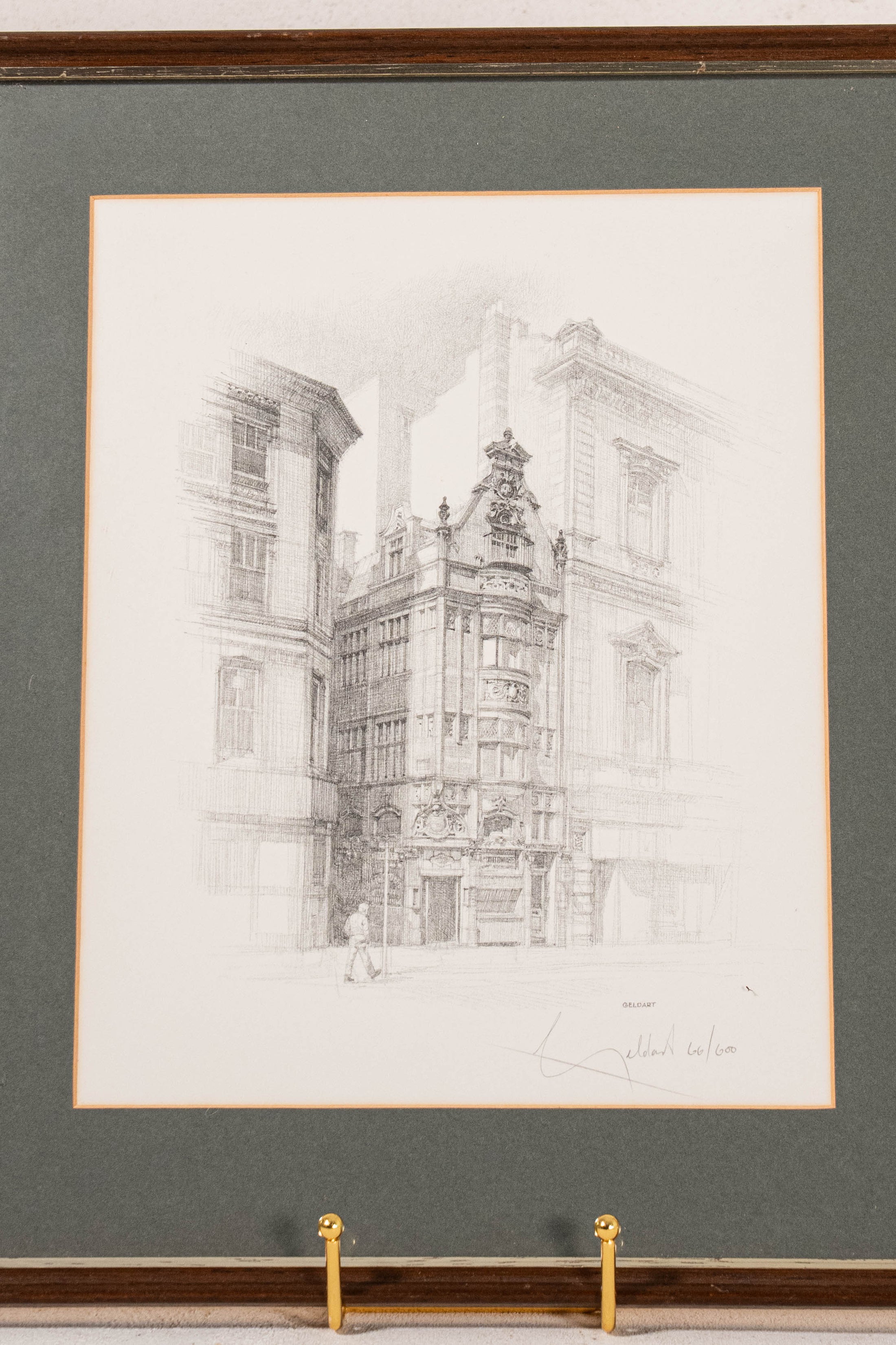Set of 4 Signed Limited Edition Architectural Prints of Historic Manchester Scenes (by William Geldhart, English)
