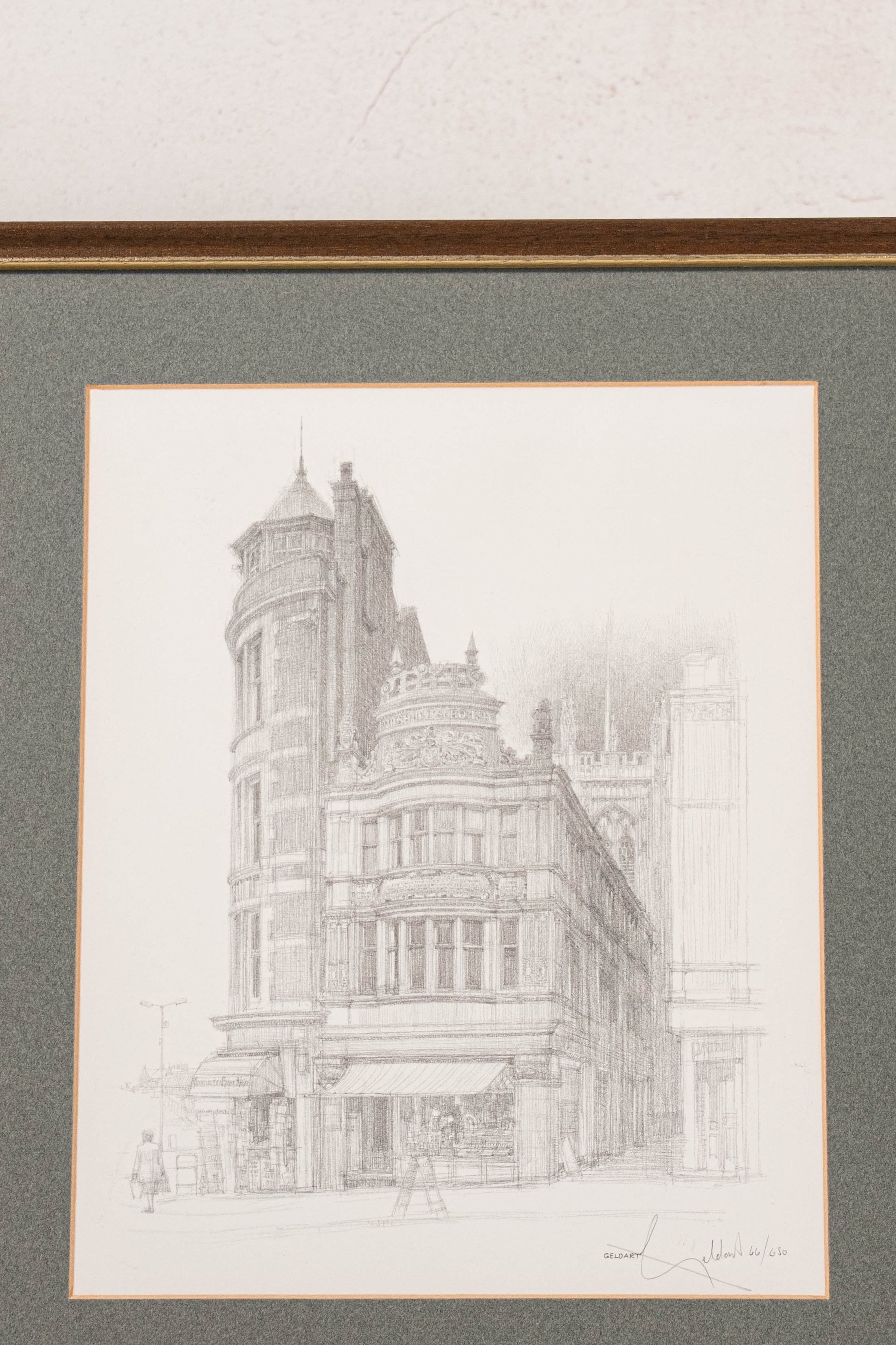 Set of 4 Signed Limited Edition Architectural Prints of Historic Manchester Scenes (by William Geldhart, English)