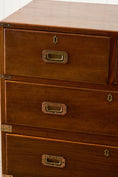Load image into Gallery viewer, Early 19th Century English Mahogany Campaign Chest (c. 1830)
