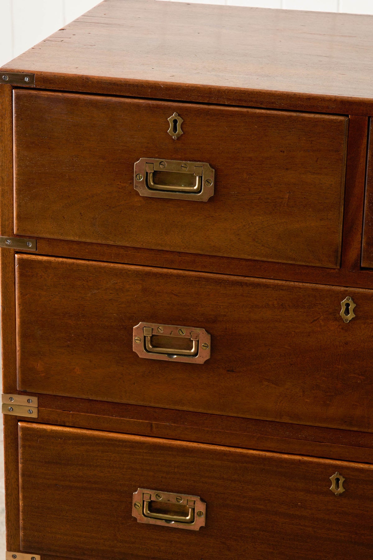 Early 19th Century English Mahogany Campaign Chest (c. 1830)