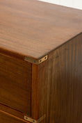 Load image into Gallery viewer, Early 19th Century English Mahogany Campaign Chest (c. 1830)
