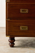 Load image into Gallery viewer, Early 19th Century English Mahogany Campaign Chest (c. 1830)
