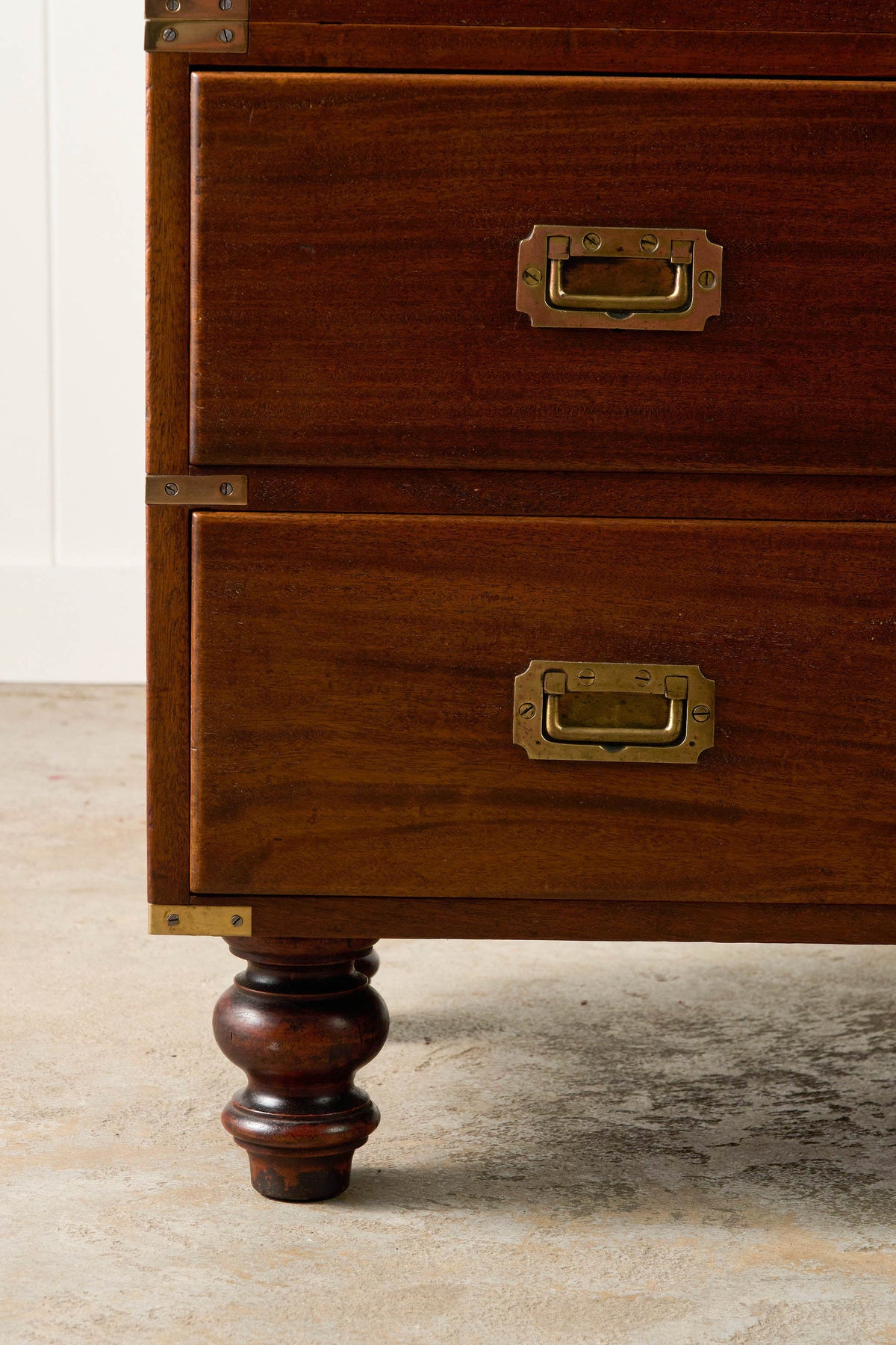 Early 19th Century English Mahogany Campaign Chest (c. 1830)