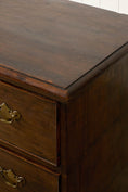 Load image into Gallery viewer, 18th Century 3-Drawer Oak Chest On Bun Feet
