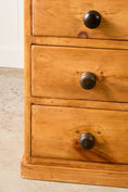 Load image into Gallery viewer, 19th Century English Victorian Pine 2-Over-3 Chest (c. 1900)
