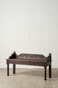 Load image into Gallery viewer, 19th Century Victorian Oak Carved Bench
