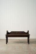 Load image into Gallery viewer, 19th Century Victorian Oak Carved Bench
