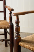 Load image into Gallery viewer, PAIR of 18th Century Lancaster Spindle Back Armchairs
