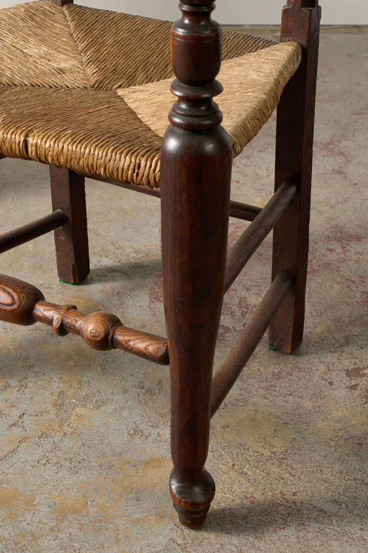 PAIR of 18th Century Lancaster Spindle Back Armchairs