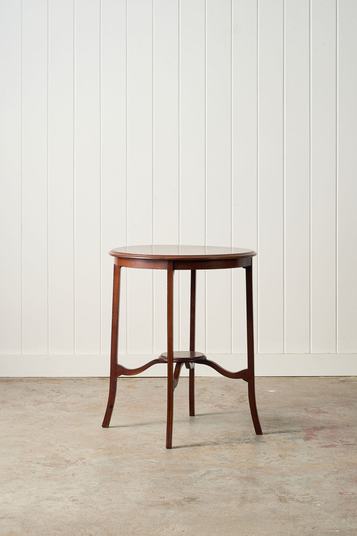 Edwardian Inlaid Mahogany Lamp Table