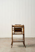 Load image into Gallery viewer, 19th Century English Burnt Bamboo Canterbury with Original Lacquer
