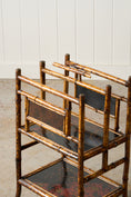 Load image into Gallery viewer, 19th Century English Burnt Bamboo Canterbury with Original Lacquer
