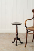 Load image into Gallery viewer, Petite Antique English Mahogany Wine Table with Claw Feet
