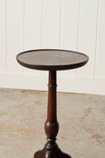 Load image into Gallery viewer, Petite Antique English Mahogany Wine Table with Claw Feet
