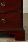 Load image into Gallery viewer, 19th Century English Mahogany 4-Drawer Chest with Ring Pulls (c. 1820)
