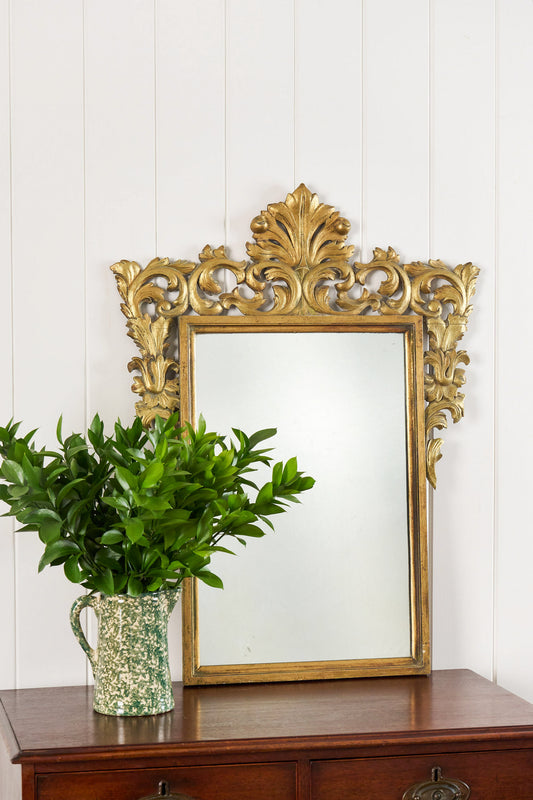 Antique French Giltwood Mirror (c. 1900)