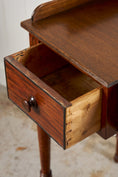 Load image into Gallery viewer, Victorian Mahogany Veneer 3-Drawer Desk
