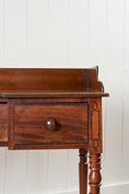 Load image into Gallery viewer, Victorian Mahogany Veneer 3-Drawer Desk
