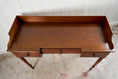 Load image into Gallery viewer, Victorian Mahogany Veneer 3-Drawer Desk
