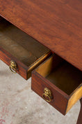 Load image into Gallery viewer, Regency Side Table Desk w/ Lion Head Pulls
