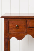 Load image into Gallery viewer, George III Mahogany 3-Drawer Lowboy
