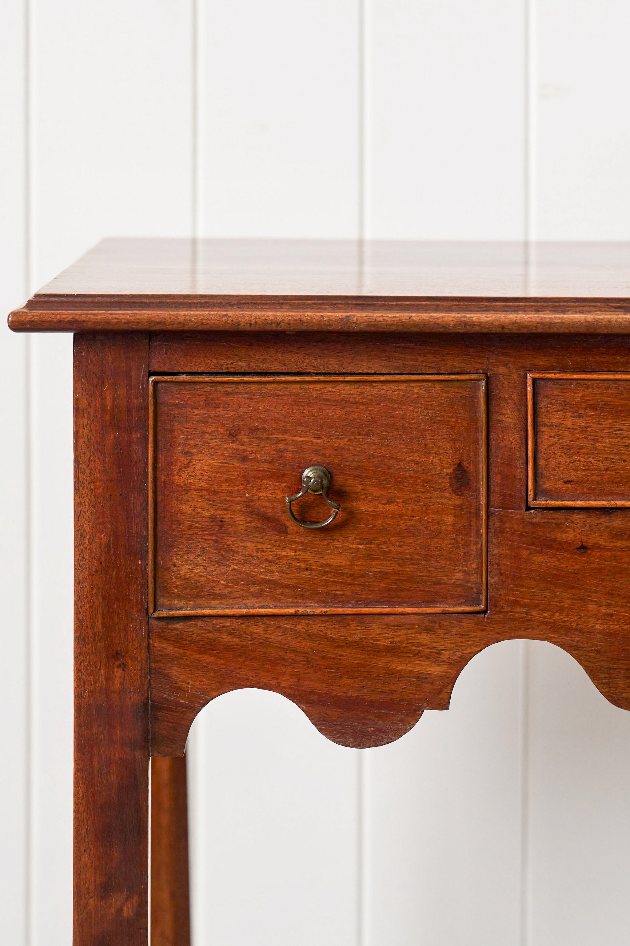 George III Mahogany 3-Drawer Lowboy
