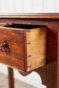 Load image into Gallery viewer, George III Mahogany 3-Drawer Lowboy
