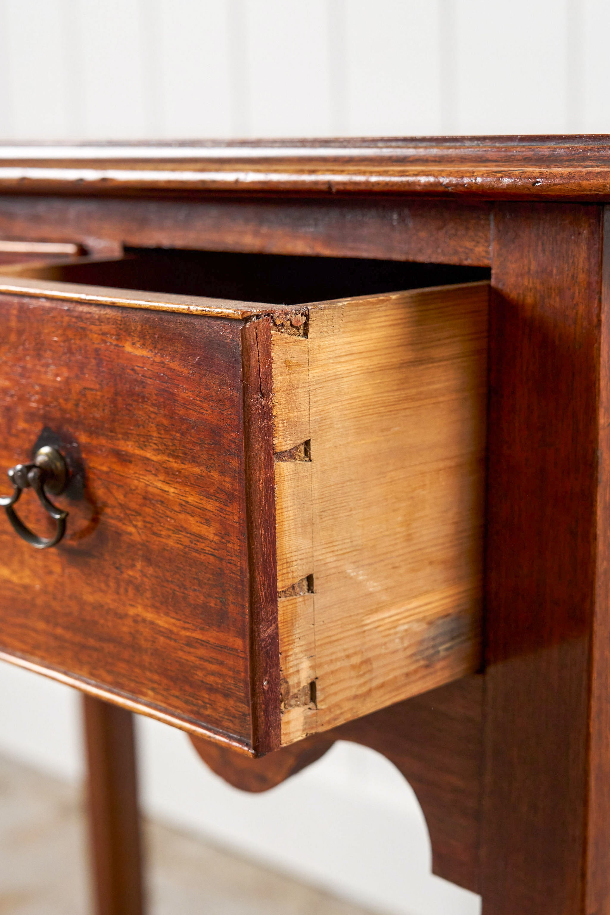 George III Mahogany 3-Drawer Lowboy