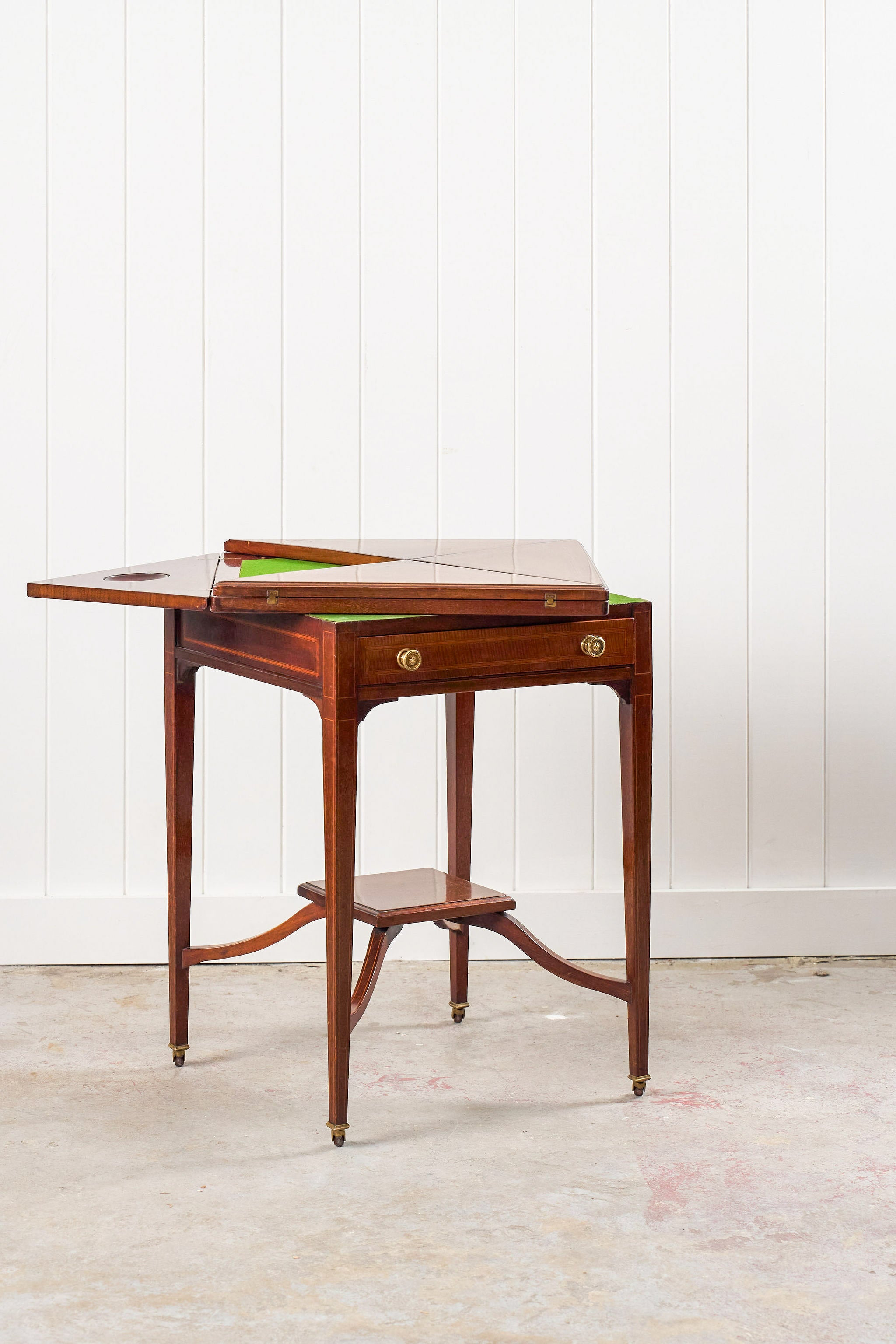 Edwardian Envelope Card Table