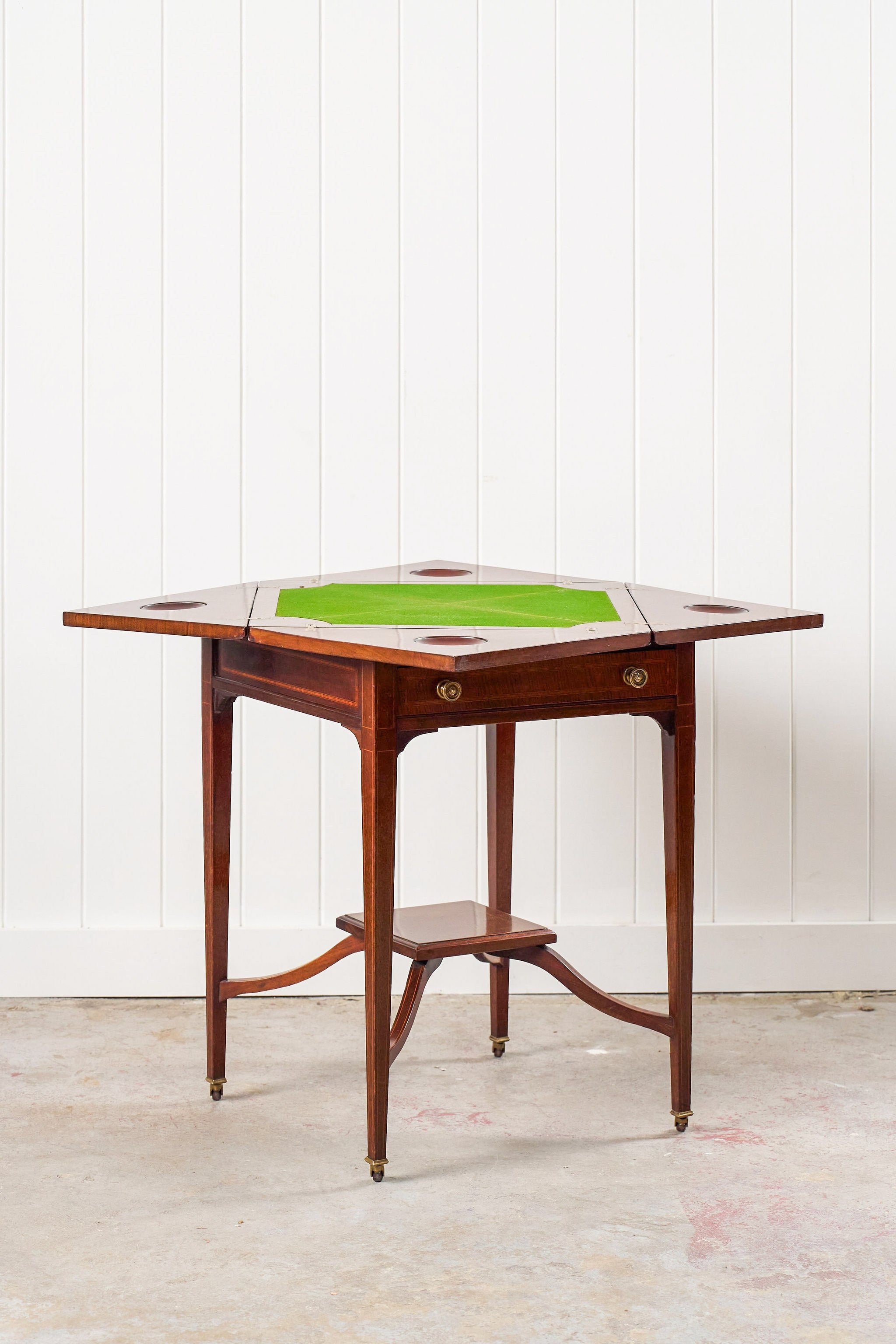 Edwardian Envelope Card Table