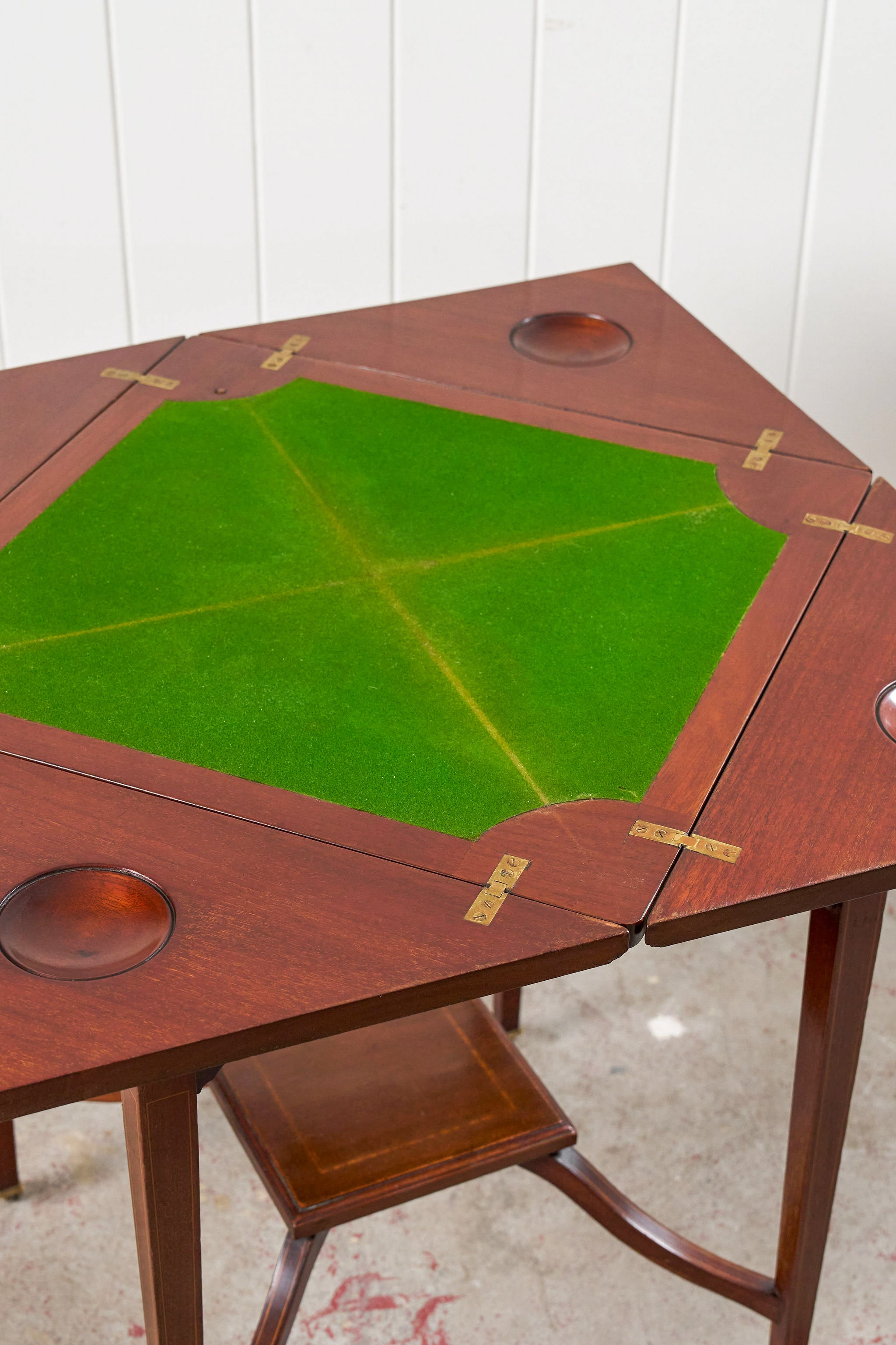 Edwardian Envelope Card Table