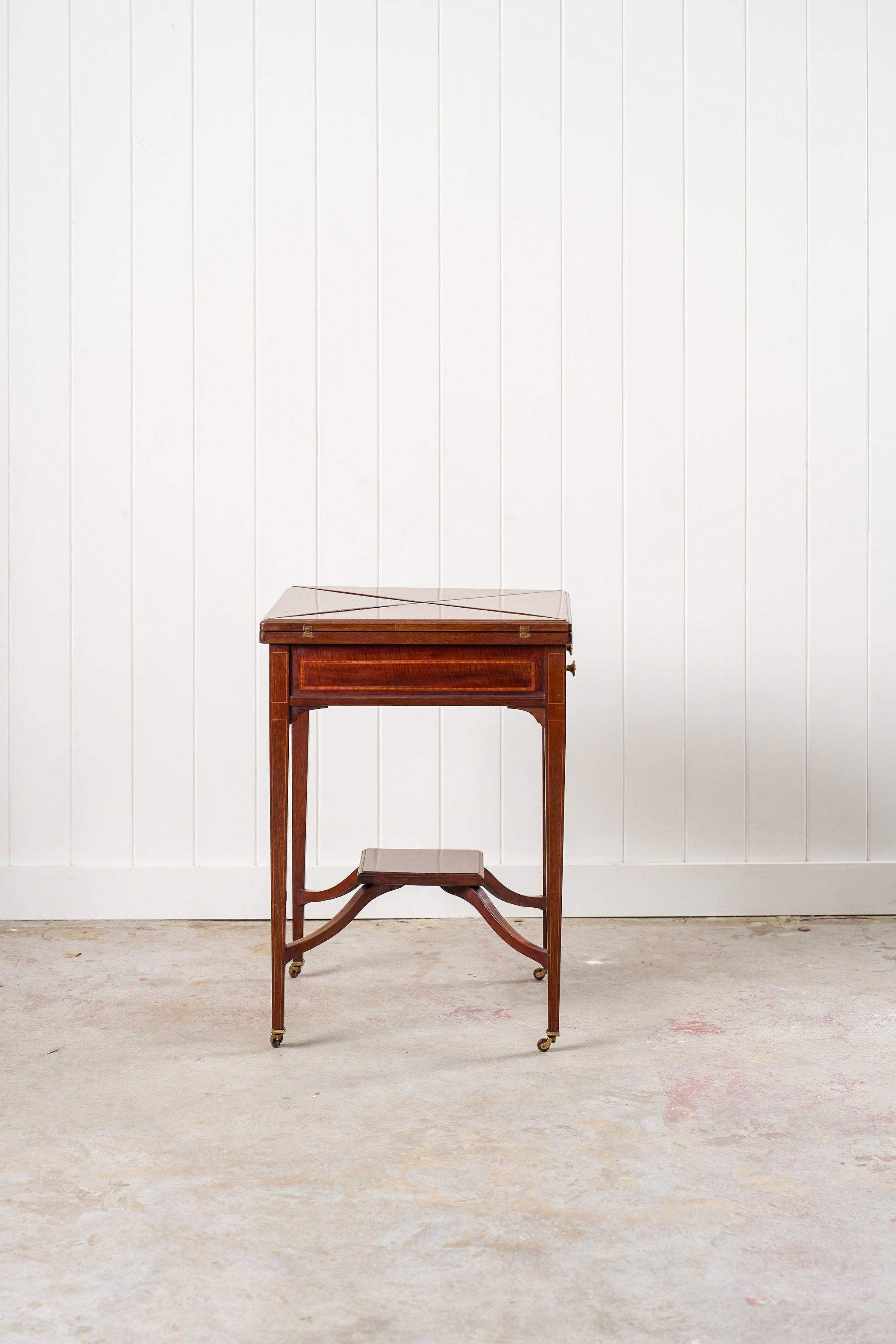 Edwardian Envelope Card Table