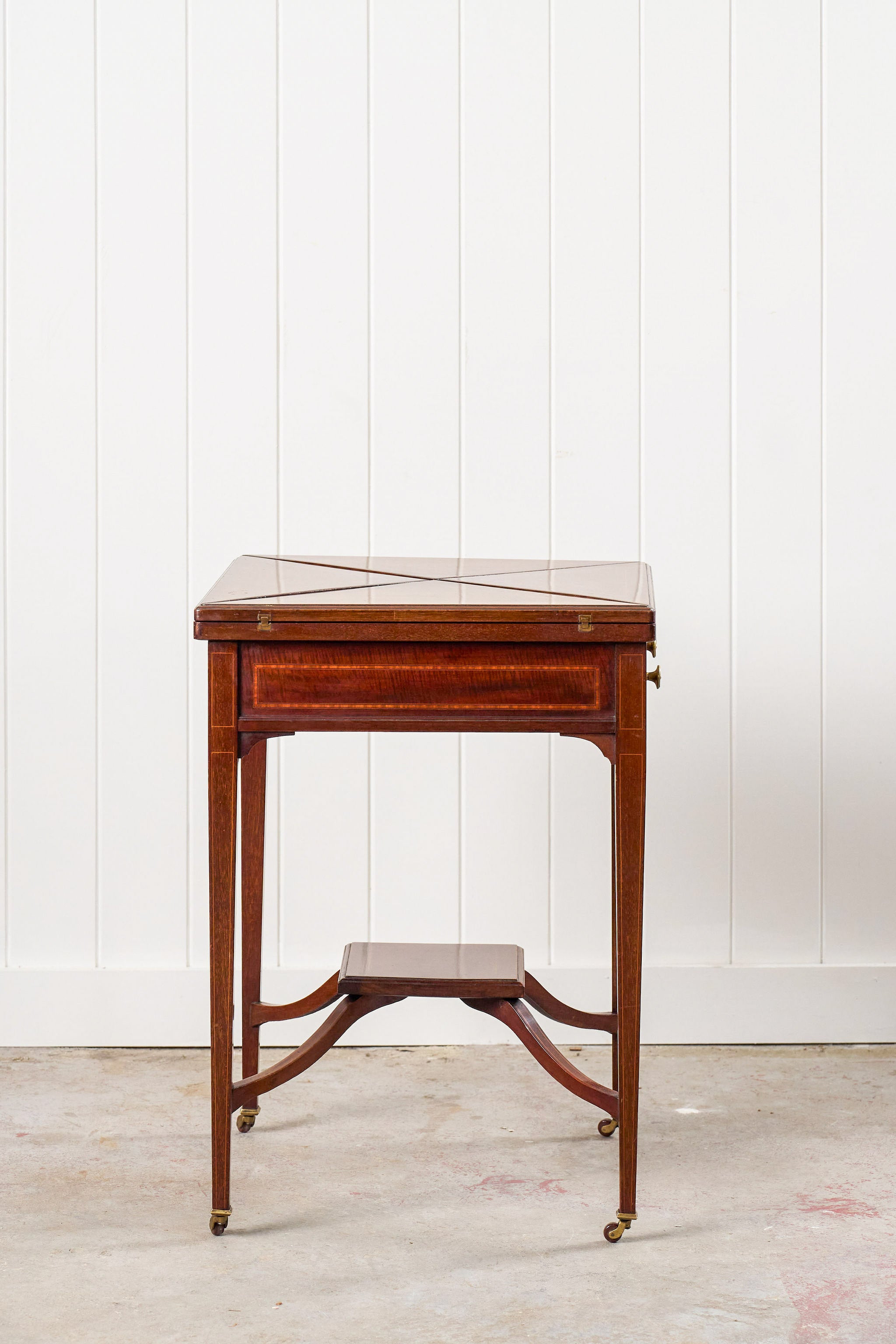 Edwardian Envelope Card Table