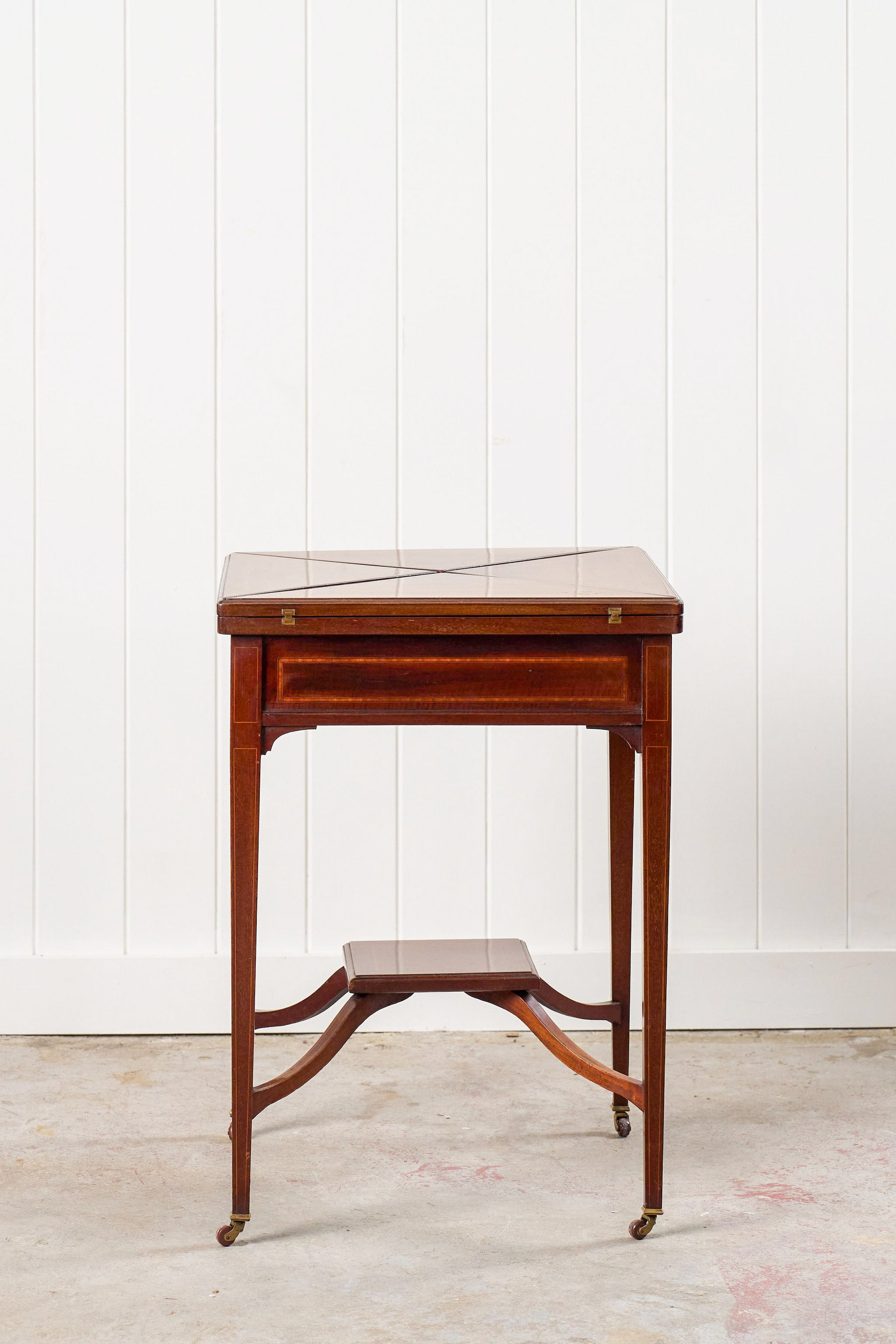 Edwardian Envelope Card Table