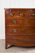 Load image into Gallery viewer, 19th Century Georgian Mahogany Bowfront with Lionhead Pulls
