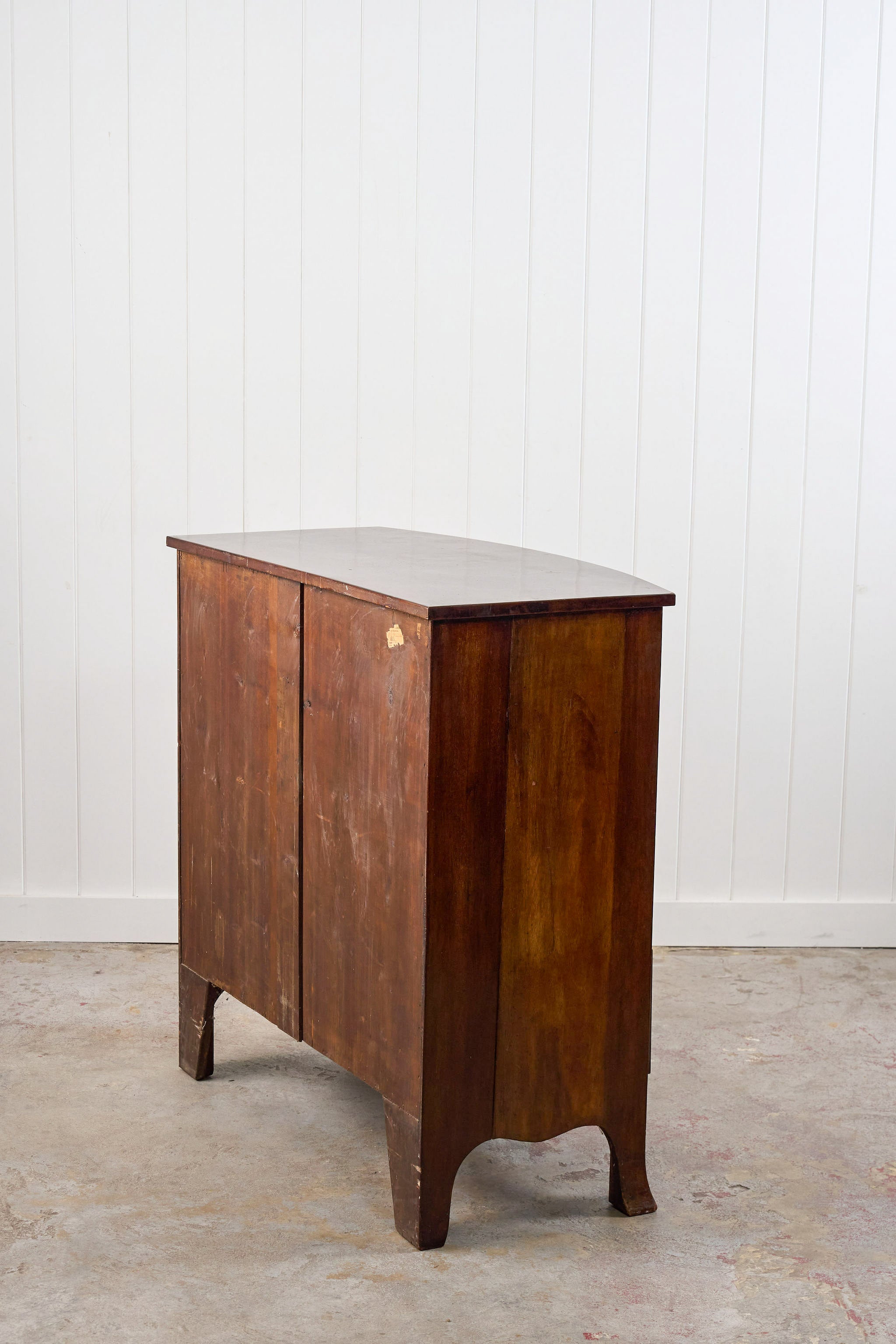 19th Century Mahogany Chest with Lion Head Pulls